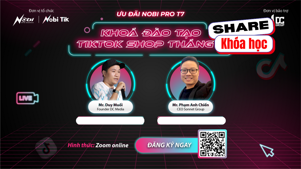 Share khóa học Đào Tạo Tiktok Shop – Duy Muối, Phạm Anh Chiến